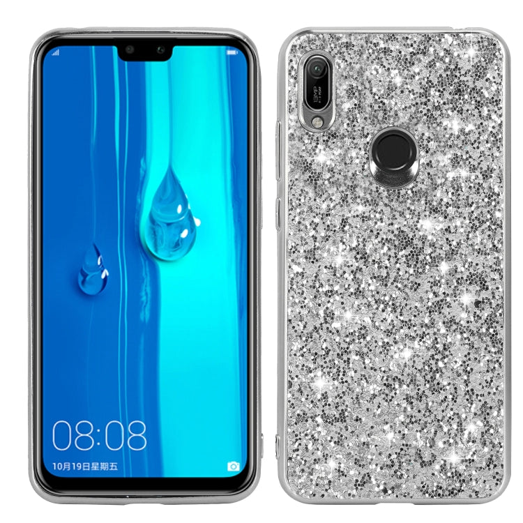 Glittery Powder Shockproof TPU Case, For Huawei Mate 30, For Huawei Mate 30 Pro, For Xiaomi Redmi Note 8, For Xiaomi Redmi Note 8 Pro, For Huawei Y6 Prime, For Huawei Y6 Pro / Enjoy 9e, For Galaxy A10S, For Galaxy A20S