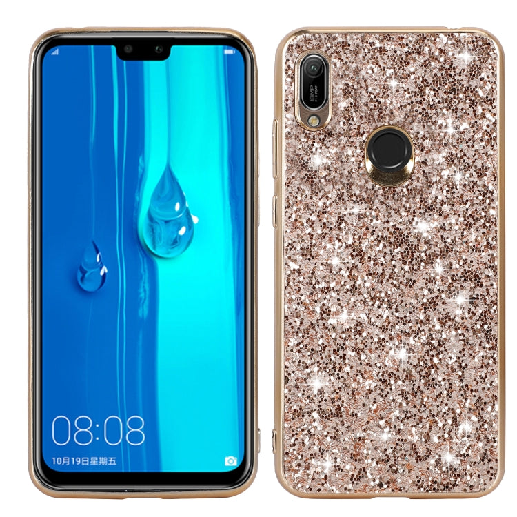 Glittery Powder Shockproof TPU Case, For Huawei Mate 30, For Huawei Mate 30 Pro, For Xiaomi Redmi Note 8, For Xiaomi Redmi Note 8 Pro, For Huawei Y6 Prime, For Huawei Y6 Pro / Enjoy 9e, For Galaxy A10S, For Galaxy A20S