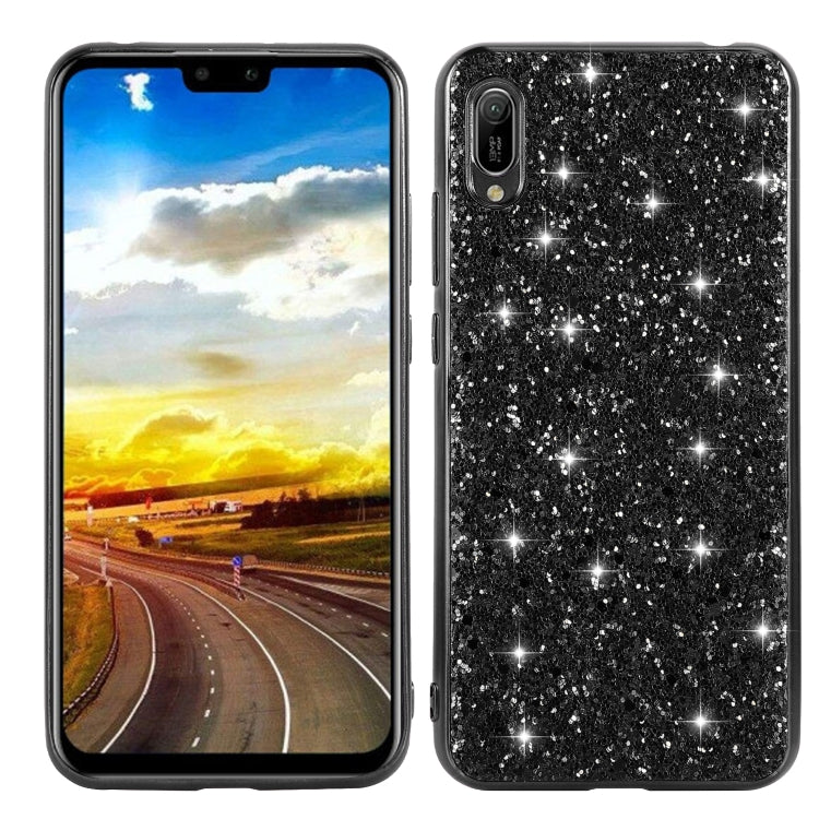 Glittery Powder Shockproof TPU Case, For Huawei Mate 30, For Huawei Mate 30 Pro, For Xiaomi Redmi Note 8, For Xiaomi Redmi Note 8 Pro, For Huawei Y6 Prime, For Huawei Y6 Pro / Enjoy 9e, For Galaxy A10S, For Galaxy A20S