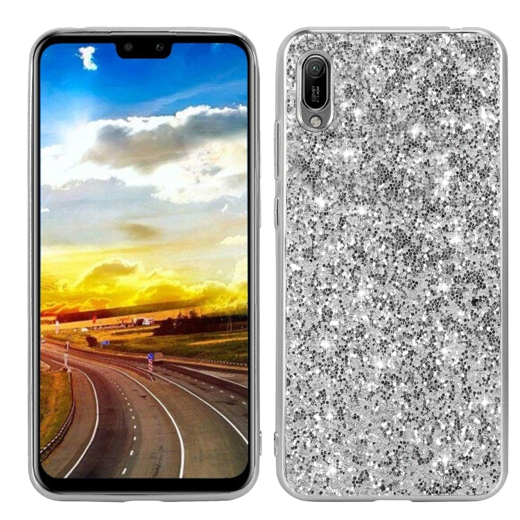 Glittery Powder Shockproof TPU Case, For Huawei Mate 30, For Huawei Mate 30 Pro, For Xiaomi Redmi Note 8, For Xiaomi Redmi Note 8 Pro, For Huawei Y6 Prime, For Huawei Y6 Pro / Enjoy 9e, For Galaxy A10S, For Galaxy A20S