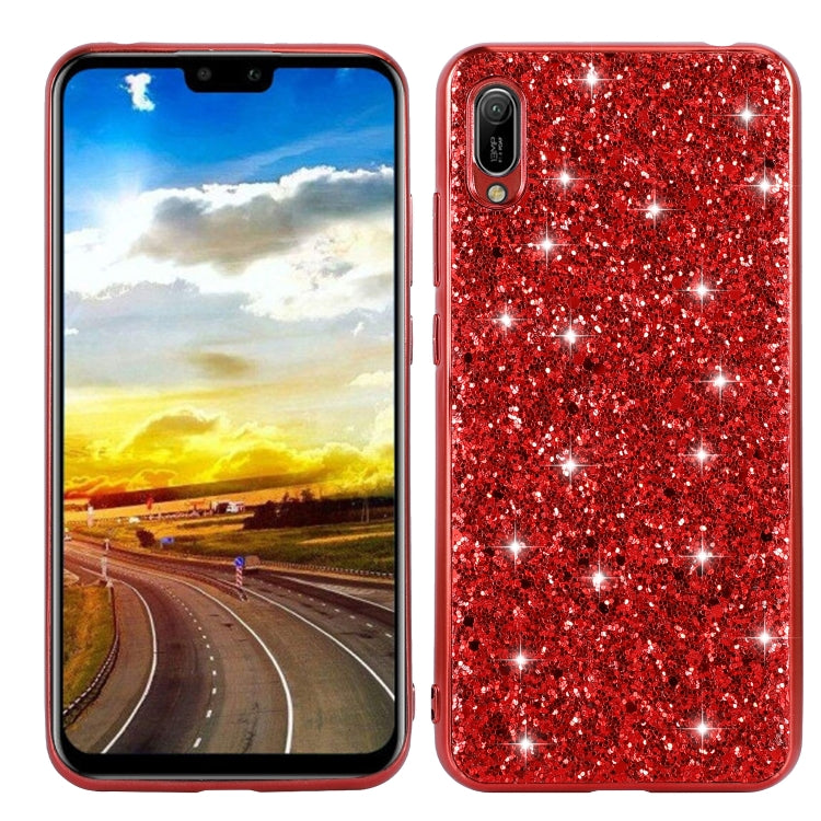 Glittery Powder Shockproof TPU Case, For Huawei Mate 30, For Huawei Mate 30 Pro, For Xiaomi Redmi Note 8, For Xiaomi Redmi Note 8 Pro, For Huawei Y6 Prime, For Huawei Y6 Pro / Enjoy 9e, For Galaxy A10S, For Galaxy A20S