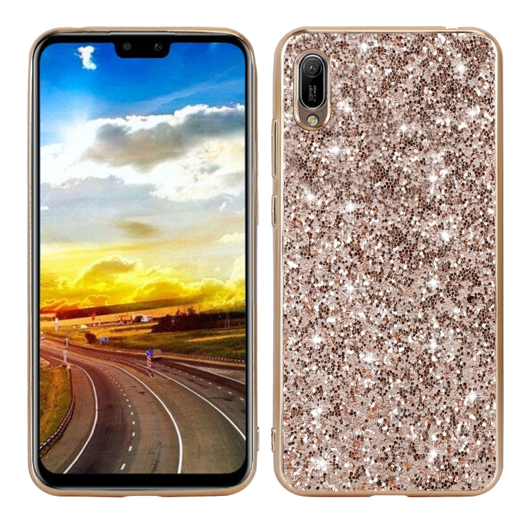 Glittery Powder Shockproof TPU Case, For Huawei Mate 30, For Huawei Mate 30 Pro, For Xiaomi Redmi Note 8, For Xiaomi Redmi Note 8 Pro, For Huawei Y6 Prime, For Huawei Y6 Pro / Enjoy 9e, For Galaxy A10S, For Galaxy A20S