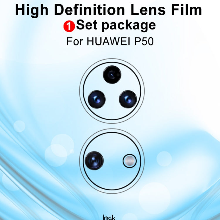 IMAK HD Rear Camera Lens Tempered Glass Film, For Huawei P50