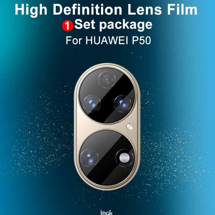 IMAK HD Rear Camera Lens Tempered Glass Film, For Huawei P50