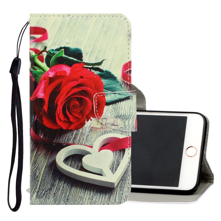 3D Colored Drawing Horizontal Flip PU Leather Case with Holder & Card Slots & Wallet, For iPhone 6 / 6s, For iPhone 6 Plus / 6s Plus, For iPhone 8 Plus / 7 Plus, For iPhone 11, For iPhone 11 Pro, For iPhone 11 Pro Max