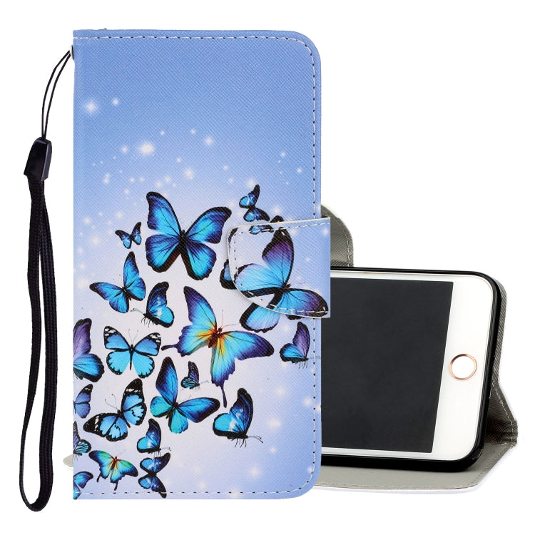 3D Colored Drawing Horizontal Flip PU Leather Case with Holder & Card Slots & Wallet, For iPhone 6 / 6s, For iPhone 6 Plus / 6s Plus, For iPhone 8 Plus / 7 Plus, For iPhone 11, For iPhone 11 Pro, For iPhone 11 Pro Max