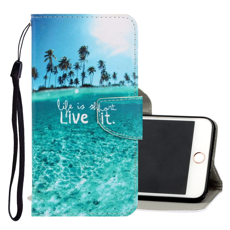 3D Colored Drawing Horizontal Flip PU Leather Case with Holder & Card Slots & Wallet, For iPhone 6 / 6s, For iPhone 6 Plus / 6s Plus, For iPhone 8 Plus / 7 Plus, For iPhone 11, For iPhone 11 Pro, For iPhone 11 Pro Max