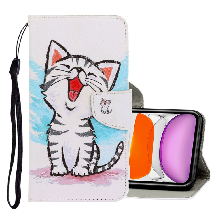 3D Colored Drawing Horizontal Flip PU Leather Case with Holder & Card Slots & Wallet, For iPhone 6 / 6s, For iPhone 6 Plus / 6s Plus, For iPhone 8 Plus / 7 Plus, For iPhone 11, For iPhone 11 Pro, For iPhone 11 Pro Max