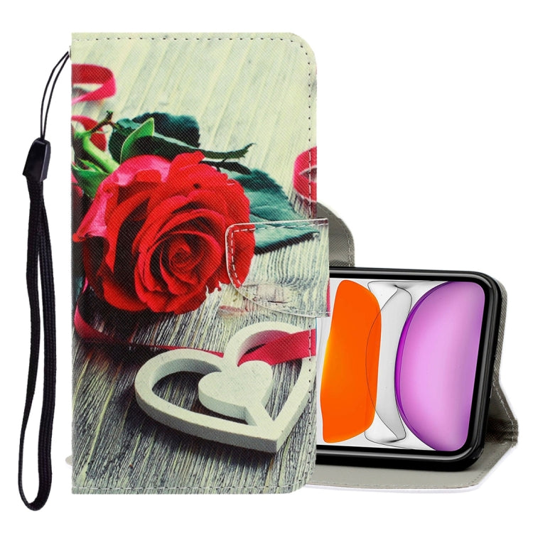 3D Colored Drawing Horizontal Flip PU Leather Case with Holder & Card Slots & Wallet, For iPhone 6 / 6s, For iPhone 6 Plus / 6s Plus, For iPhone 8 Plus / 7 Plus, For iPhone 11, For iPhone 11 Pro, For iPhone 11 Pro Max