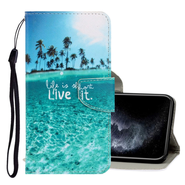 3D Colored Drawing Horizontal Flip PU Leather Case with Holder & Card Slots & Wallet, For iPhone 6 / 6s, For iPhone 6 Plus / 6s Plus, For iPhone 8 Plus / 7 Plus, For iPhone 11, For iPhone 11 Pro, For iPhone 11 Pro Max