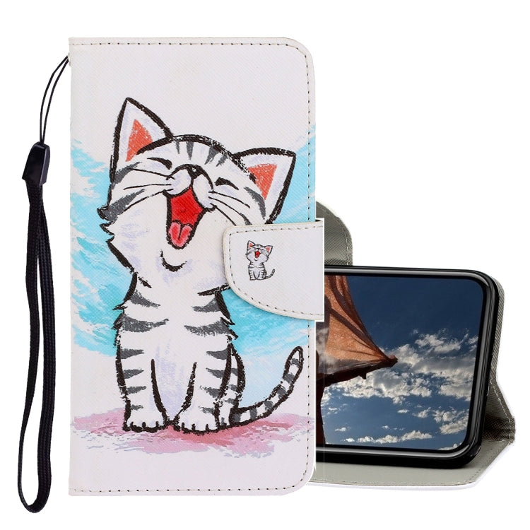 3D Colored Drawing Horizontal Flip PU Leather Case with Holder & Card Slots & Wallet, For iPhone X / XS, For iPhone XR, For iPhone XS Max, For iPhone SE 2022 / SE 2020 / 8 / 7
