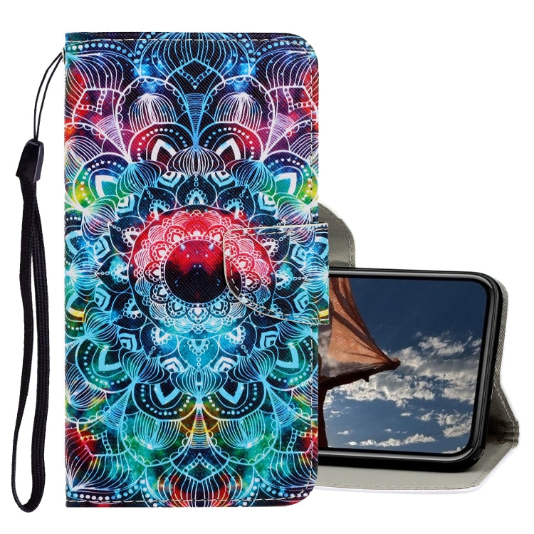 3D Colored Drawing Horizontal Flip PU Leather Case with Holder & Card Slots & Wallet, For iPhone X / XS, For iPhone XR, For iPhone XS Max, For iPhone SE 2022 / SE 2020 / 8 / 7