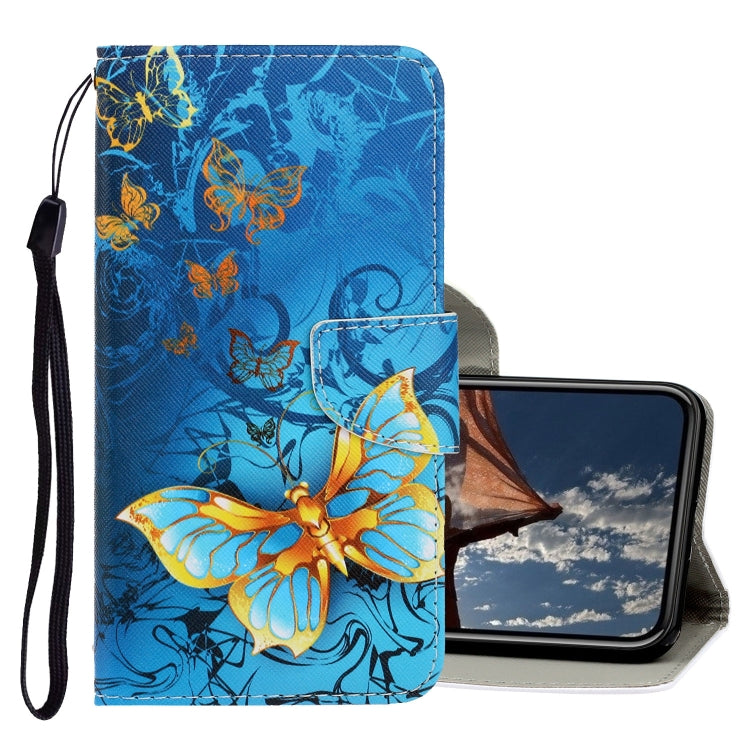 3D Colored Drawing Horizontal Flip PU Leather Case with Holder & Card Slots & Wallet, For iPhone X / XS, For iPhone XR, For iPhone XS Max, For iPhone SE 2022 / SE 2020 / 8 / 7