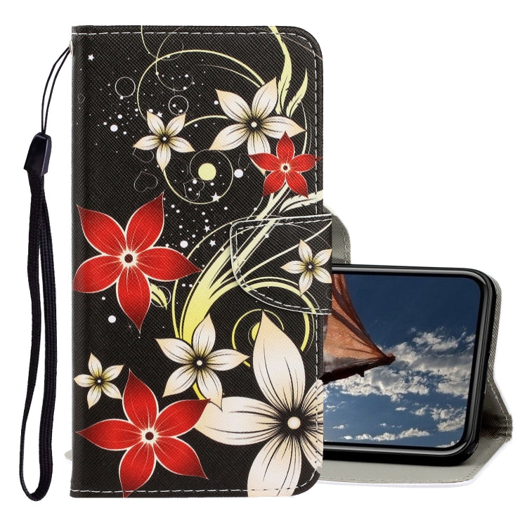 3D Colored Drawing Horizontal Flip PU Leather Case with Holder & Card Slots & Wallet, For iPhone X / XS, For iPhone XR, For iPhone XS Max, For iPhone SE 2022 / SE 2020 / 8 / 7