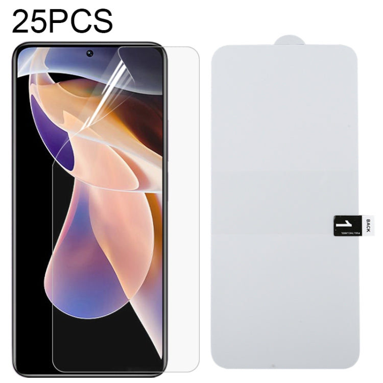 25 PCS Full Screen Protector Explosion-proof Hydrogel Film, For Honor Play 5T (25 PCS), For Honor Play 20 (25 PCS), For Honor V40 Lite (25 PCS), For Huawei Enjoy 20 SE (25 PCS), For Xiaomi Redmi Note 11 / Poco M4 Pro 5G (25 PCS)������������������������...