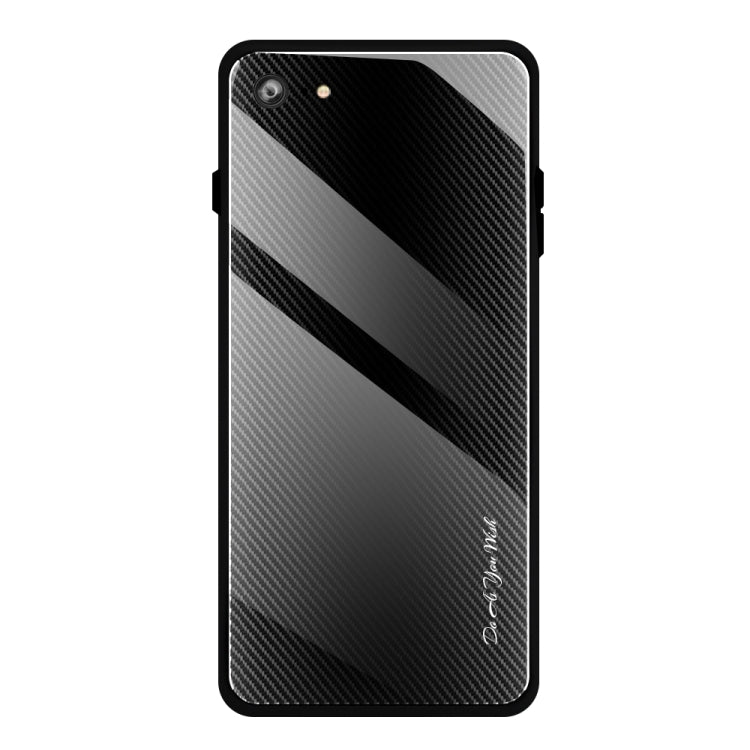 Texture Gradient Glass Protective Case, For Galaxy A20 / A30, For Galaxy A50, For Galaxy A80 / A90, For Galaxy Note 9, For Galaxy Note 10 Pro, For Galaxy S10, For iPhone SE 2022 / SE 2020 / 8 / 7, For iPhone XS Max