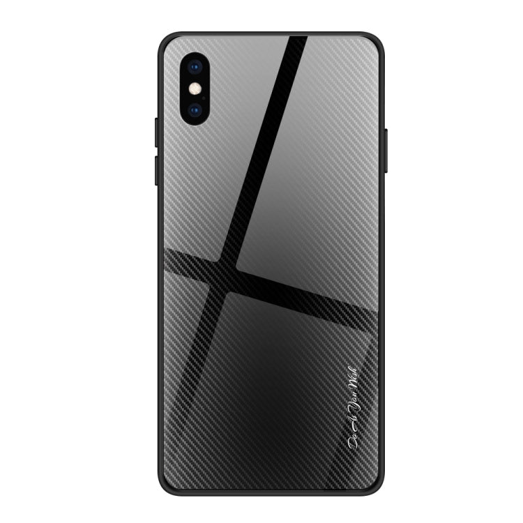 Texture Gradient Glass Protective Case, For Galaxy A20 / A30, For Galaxy A50, For Galaxy A80 / A90, For Galaxy Note 9, For Galaxy Note 10 Pro, For Galaxy S10, For iPhone SE 2022 / SE 2020 / 8 / 7, For iPhone XS Max
