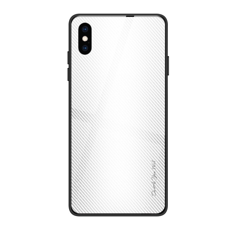 Texture Gradient Glass Protective Case, For Galaxy A20 / A30, For Galaxy A50, For Galaxy A80 / A90, For Galaxy Note 9, For Galaxy Note 10 Pro, For Galaxy S10, For iPhone SE 2022 / SE 2020 / 8 / 7, For iPhone XS Max