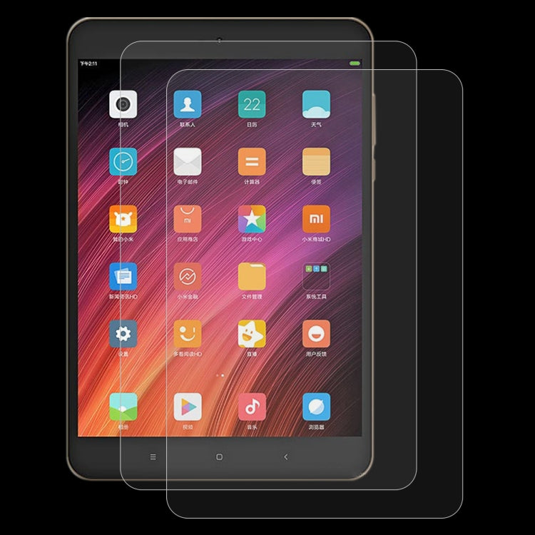 2 PCS 9H 2.5D Explosion-proof Tempered Tablet Glass Film, For Amazon Kindle Fire HD 8 2020  / 2022(2 PCS), For Xiaomi Mi Pad 3 (2 PCS), For Amazon Kindle Fire HD 10 2019 (2 PCS), For Amazon Kindle Fire 7 2019 (2 PCS), For Xiaomi Mi Pad 4 (2 PCS)�������...