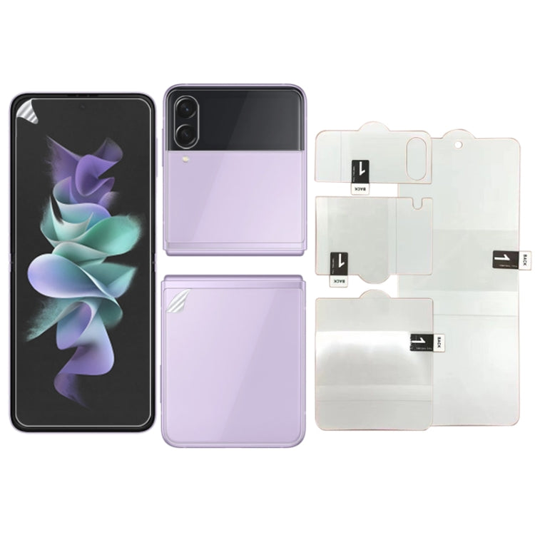 Full Screen Protector Explosion-proof Hydrogel Film, For Samsung Galaxy Z Flip3 5G(Internal+External+Back Screen)(1 PC), For Samsung Galaxy Z Fold3 5G(Internal+External+Back Screen) (1 PC), For Samsung Galaxy Z Flip3 5G(Internal Screen) (1 PC)���������...