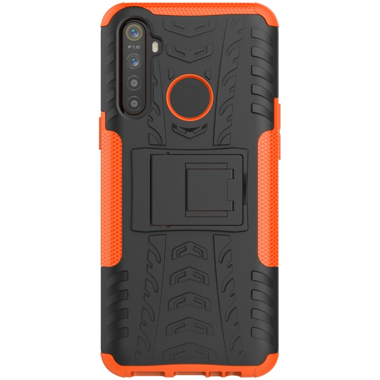 Tire Texture Shockproof TPU+PC Protective Case with Holder, For OPPO Realme 5, For Xiaomi Redmi Note 8 Pro, For Xiaomi Redmi Note 8, For Galaxy A20s, For Galaxy A70s
