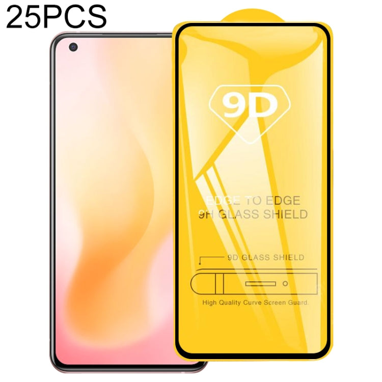 25 PCS 9D Full Glue Screen Tempered Glass Film, For vivo U10 / U3x (25 PCS), For vivo X50 5G (25 PCS), For vivo Y30 (25 PCS), For OPPO Realme X3 SuperZoom (25 PCS), For OPPO Reno 5G(25 PCS), For vivo Y51s (25 PCS), For OPPO Reno A(25 PCS)��������������...