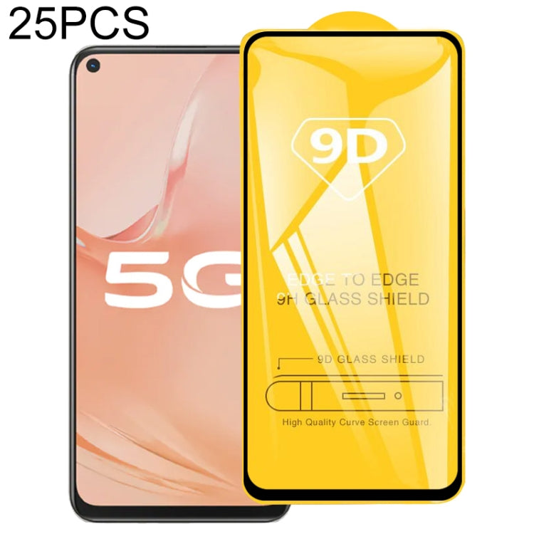 25 PCS 9D Full Glue Screen Tempered Glass Film, For vivo U10 / U3x (25 PCS), For vivo X50 5G (25 PCS), For vivo Y30 (25 PCS), For OPPO Realme X3 SuperZoom (25 PCS), For OPPO Reno 5G(25 PCS), For vivo Y51s (25 PCS), For OPPO Reno A(25 PCS)��������������...