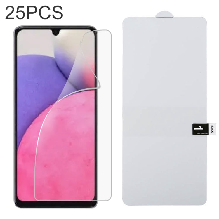 25 PCS Full Screen Protector Explosion-proof Hydrogel Film, For Samsung Galaxy A53 (25 PCS), For Huawei Enjoy 20e (25 PCS), For Huawei nova Y60 (25 PCS), For Samsung Galaxy A82 (25 PCS), For vivo Y20 2021 (25 PCS), For vivo iQOO Neo5 Lite (25 PCS)�����...