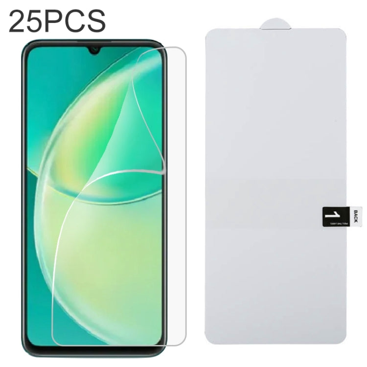 25 PCS Full Screen Protector Explosion-proof Hydrogel Film, For Samsung Galaxy A53 (25 PCS), For Huawei Enjoy 20e (25 PCS), For Huawei nova Y60 (25 PCS), For Samsung Galaxy A82 (25 PCS), For vivo Y20 2021 (25 PCS), For vivo iQOO Neo5 Lite (25 PCS)�����...
