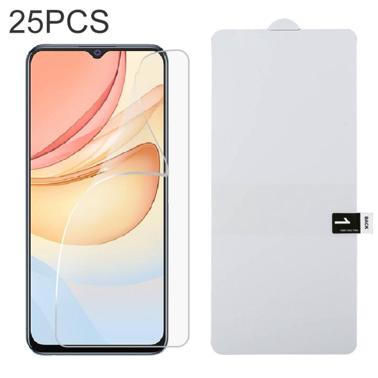 25 PCS Full Screen Protector Explosion-proof Hydrogel Film, For Samsung Galaxy A53 (25 PCS), For Huawei Enjoy 20e (25 PCS), For Huawei nova Y60 (25 PCS), For Samsung Galaxy A82 (25 PCS), For vivo Y20 2021 (25 PCS), For vivo iQOO Neo5 Lite (25 PCS)�����...