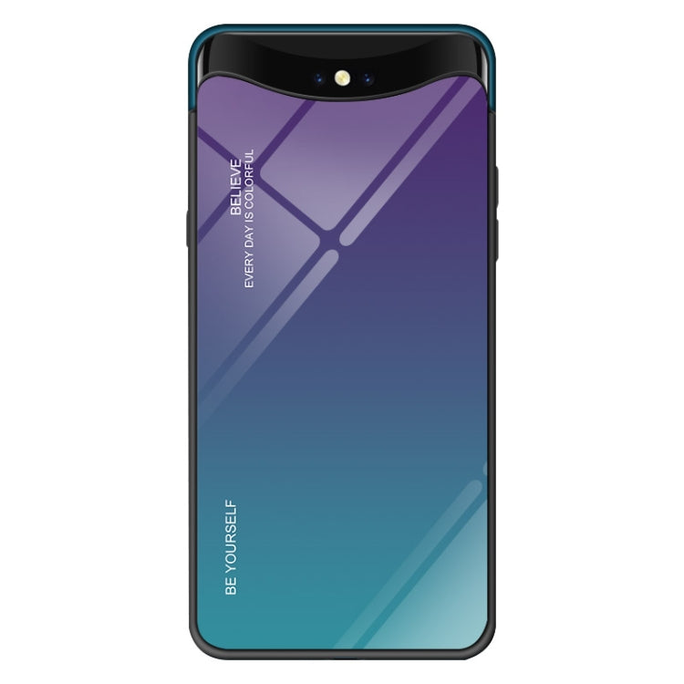 Gradient Color Glass Case, For OnePlus 7 Pro, For Huawei P20, For OPPO F11 Pro, For OPPO Find X, For OPPO Reno, For Galaxy S8, For Vivo IQOO, For VIVO V15 Pro, For VIVO X27, For Xiaomi Mi CC9, For Xiaomi Mi Mix, For Huawei Y7 (2019), For Huawei Honor 7C