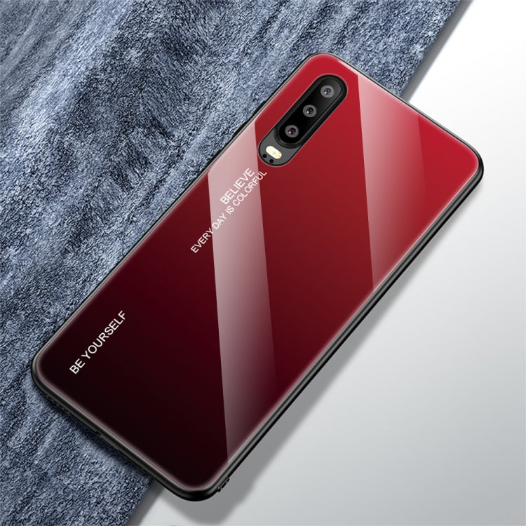 Gradient Color Glass Case, For Huawei Enjoy 9s, For Xiaomi Redmi K20, For Xiaomi Redmi Note 5 Pro, For Xiaomi Redmi Note 7, For Huawei Mate 20, For Huawei Nova 4, For Huawei P30 Lite, For Huawei P30, For Huawei Honor 8X, For Huawei Honor 10 Lite�������...