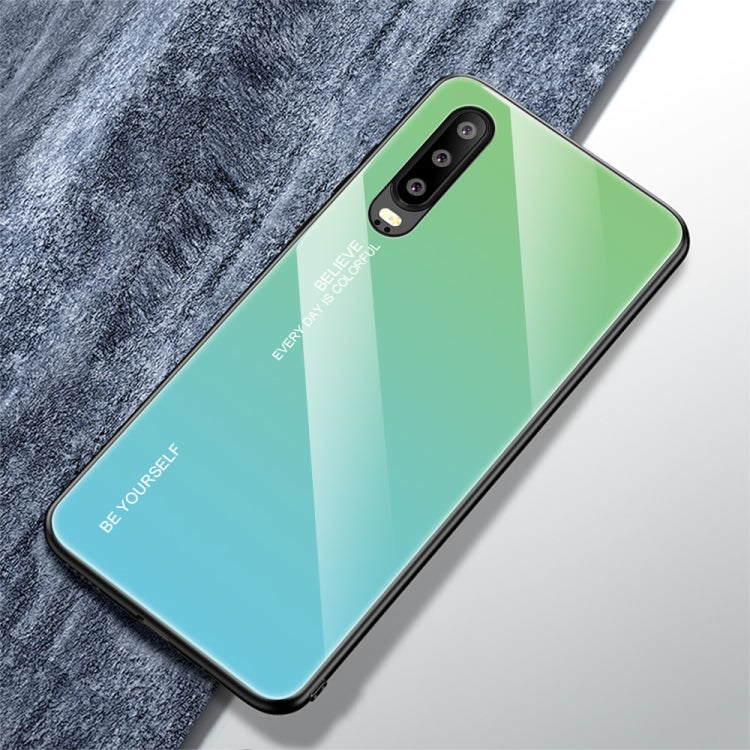 Gradient Color Glass Case, For Huawei Enjoy 9s, For Xiaomi Redmi K20, For Xiaomi Redmi Note 5 Pro, For Xiaomi Redmi Note 7, For Huawei Mate 20, For Huawei Nova 4, For Huawei P30 Lite, For Huawei P30, For Huawei Honor 8X, For Huawei Honor 10 Lite�������...