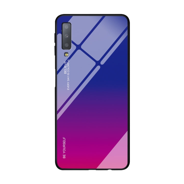 Gradient Color Glass Case, For Galaxy A7 (2018), For Xiaomi Redmi 7A, For Huawei Mate 30 Pro, For Huawei Nova 5, For Huawei P Smart Z, For Huawei Nova 5i, For Galaxy A10s, For Galaxy A80, For OnePlus 7, For OPPO A9 (2020), For OPPO F3, For OPPO F5�����...
