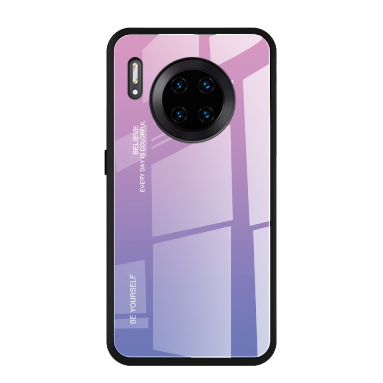 Gradient Color Glass Case, For Galaxy A7 (2018), For Xiaomi Redmi 7A, For Huawei Mate 30 Pro, For Huawei Nova 5, For Huawei P Smart Z, For Huawei Nova 5i, For Galaxy A10s, For Galaxy A80, For OnePlus 7, For OPPO A9 (2020), For OPPO F3, For OPPO F5�����...