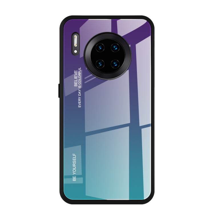 Gradient Color Glass Case, For Galaxy A7 (2018), For Xiaomi Redmi 7A, For Huawei Mate 30 Pro, For Huawei Nova 5, For Huawei P Smart Z, For Huawei Nova 5i, For Galaxy A10s, For Galaxy A80, For OnePlus 7, For OPPO A9 (2020), For OPPO F3, For OPPO F5�����...