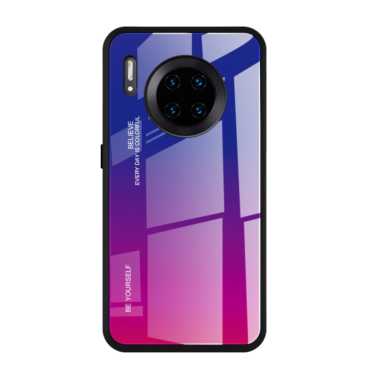 Gradient Color Glass Case, For Galaxy A7 (2018), For Xiaomi Redmi 7A, For Huawei Mate 30 Pro, For Huawei Nova 5, For Huawei P Smart Z, For Huawei Nova 5i, For Galaxy A10s, For Galaxy A80, For OnePlus 7, For OPPO A9 (2020), For OPPO F3, For OPPO F5�����...