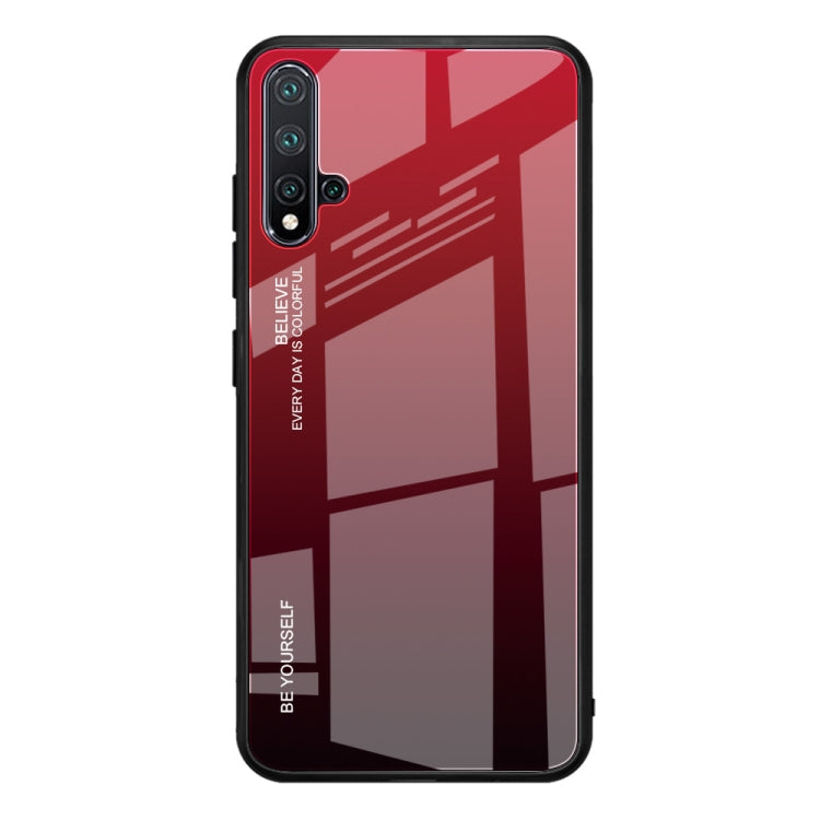 Gradient Color Glass Case, For Galaxy A7 (2018), For Xiaomi Redmi 7A, For Huawei Mate 30 Pro, For Huawei Nova 5, For Huawei P Smart Z, For Huawei Nova 5i, For Galaxy A10s, For Galaxy A80, For OnePlus 7, For OPPO A9 (2020), For OPPO F3, For OPPO F5�����...