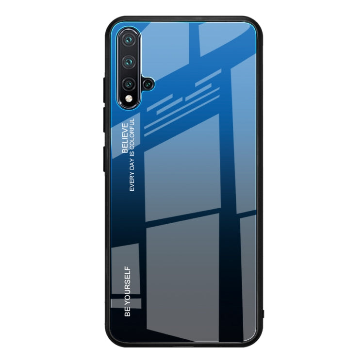 Gradient Color Glass Case, For Galaxy A7 (2018), For Xiaomi Redmi 7A, For Huawei Mate 30 Pro, For Huawei Nova 5, For Huawei P Smart Z, For Huawei Nova 5i, For Galaxy A10s, For Galaxy A80, For OnePlus 7, For OPPO A9 (2020), For OPPO F3, For OPPO F5�����...