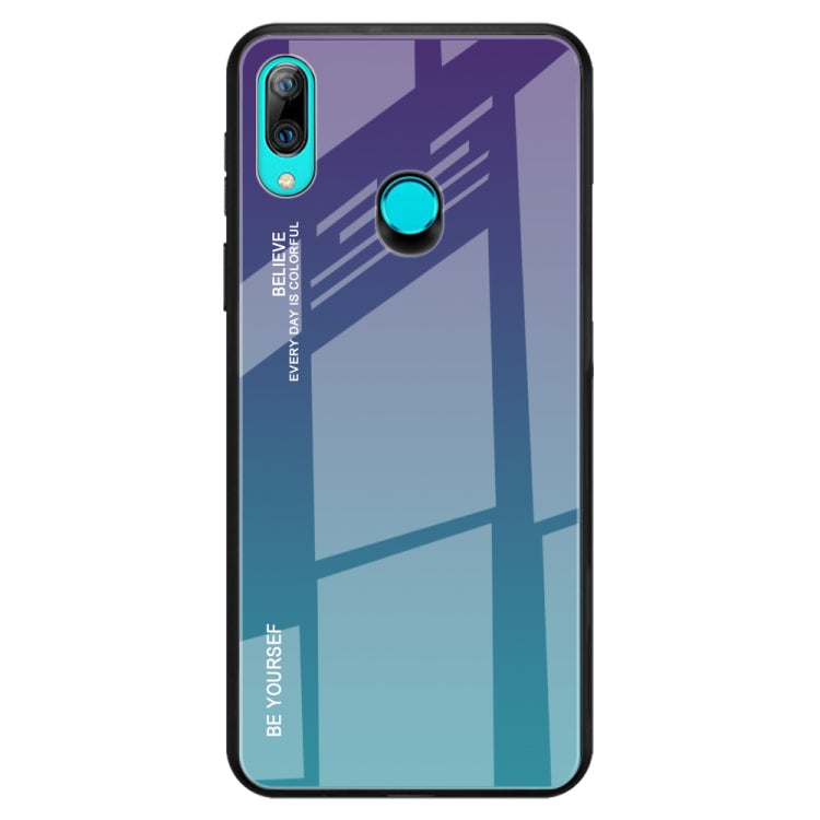 Gradient Color Glass Case, For Galaxy A7 (2018), For Xiaomi Redmi 7A, For Huawei Mate 30 Pro, For Huawei Nova 5, For Huawei P Smart Z, For Huawei Nova 5i, For Galaxy A10s, For Galaxy A80, For OnePlus 7, For OPPO A9 (2020), For OPPO F3, For OPPO F5�����...