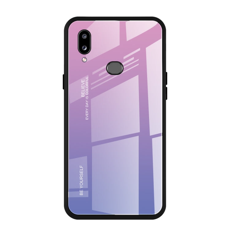 Gradient Color Glass Case, For Galaxy A7 (2018), For Xiaomi Redmi 7A, For Huawei Mate 30 Pro, For Huawei Nova 5, For Huawei P Smart Z, For Huawei Nova 5i, For Galaxy A10s, For Galaxy A80, For OnePlus 7, For OPPO A9 (2020), For OPPO F3, For OPPO F5�����...