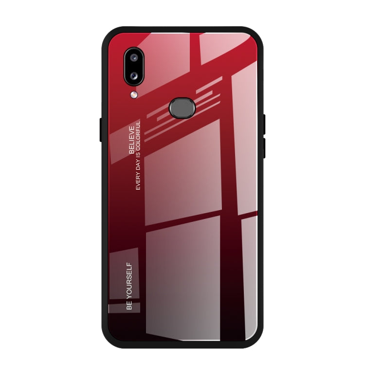 Gradient Color Glass Case, For Galaxy A7 (2018), For Xiaomi Redmi 7A, For Huawei Mate 30 Pro, For Huawei Nova 5, For Huawei P Smart Z, For Huawei Nova 5i, For Galaxy A10s, For Galaxy A80, For OnePlus 7, For OPPO A9 (2020), For OPPO F3, For OPPO F5�����...