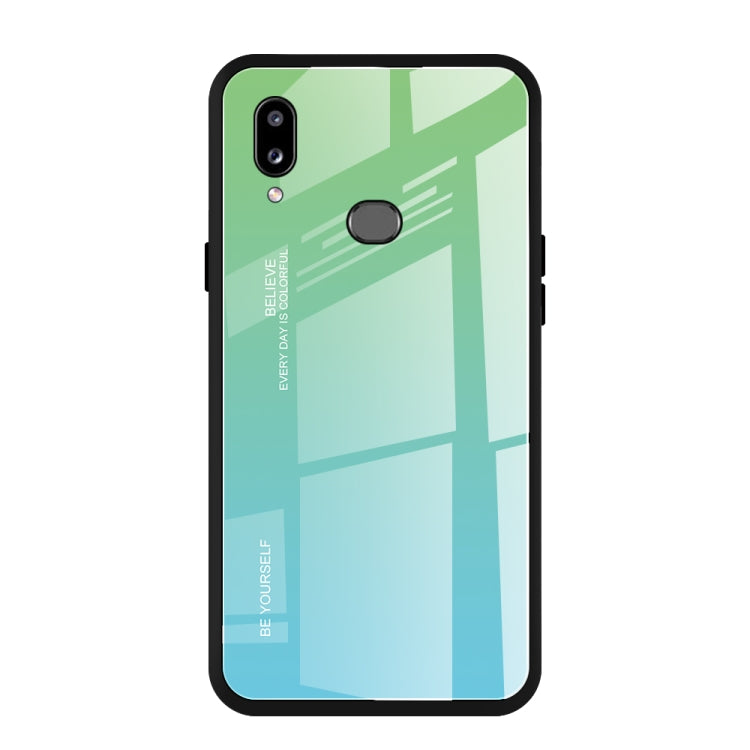 Gradient Color Glass Case, For Galaxy A7 (2018), For Xiaomi Redmi 7A, For Huawei Mate 30 Pro, For Huawei Nova 5, For Huawei P Smart Z, For Huawei Nova 5i, For Galaxy A10s, For Galaxy A80, For OnePlus 7, For OPPO A9 (2020), For OPPO F3, For OPPO F5�����...