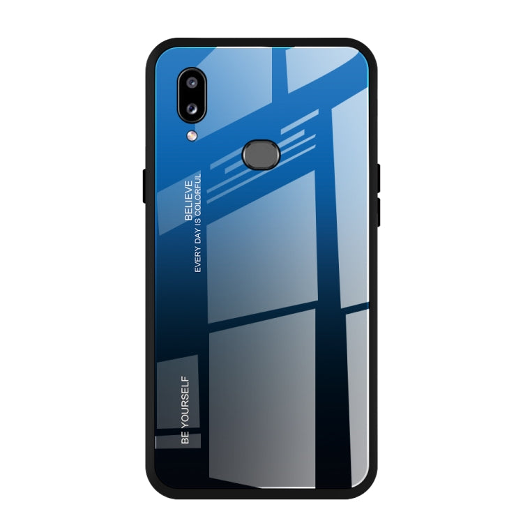 Gradient Color Glass Case, For Galaxy A7 (2018), For Xiaomi Redmi 7A, For Huawei Mate 30 Pro, For Huawei Nova 5, For Huawei P Smart Z, For Huawei Nova 5i, For Galaxy A10s, For Galaxy A80, For OnePlus 7, For OPPO A9 (2020), For OPPO F3, For OPPO F5�����...