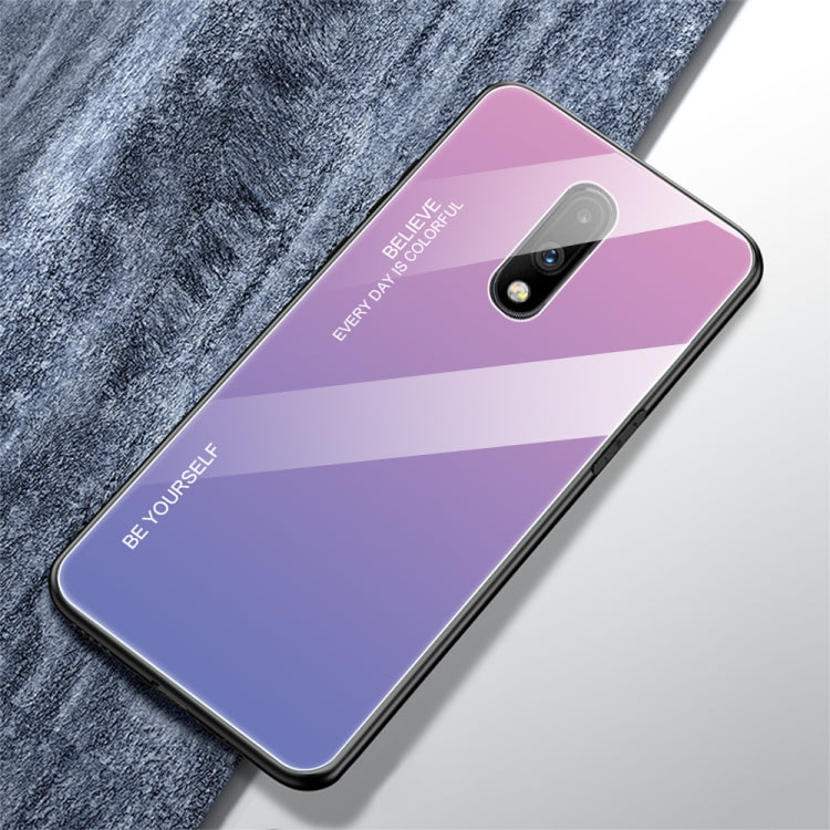 Gradient Color Glass Case, For Galaxy A7 (2018), For Xiaomi Redmi 7A, For Huawei Mate 30 Pro, For Huawei Nova 5, For Huawei P Smart Z, For Huawei Nova 5i, For Galaxy A10s, For Galaxy A80, For OnePlus 7, For OPPO A9 (2020), For OPPO F3, For OPPO F5�����...