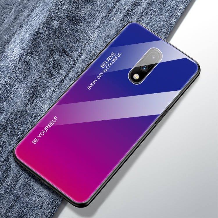 Gradient Color Glass Case, For Galaxy A7 (2018), For Xiaomi Redmi 7A, For Huawei Mate 30 Pro, For Huawei Nova 5, For Huawei P Smart Z, For Huawei Nova 5i, For Galaxy A10s, For Galaxy A80, For OnePlus 7, For OPPO A9 (2020), For OPPO F3, For OPPO F5�����...