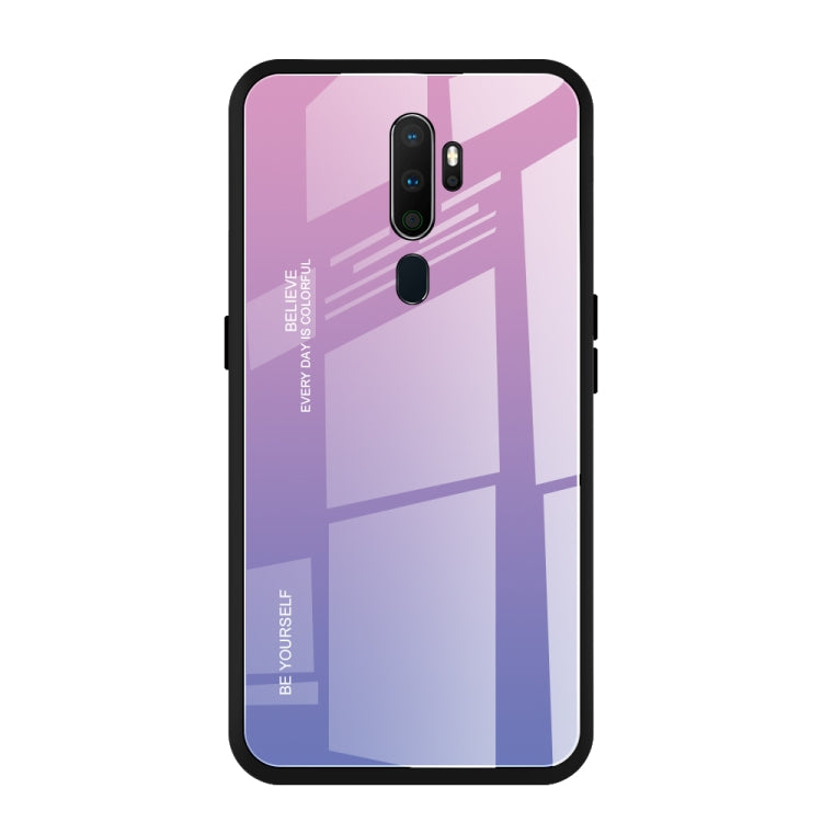 Gradient Color Glass Case, For Galaxy A7 (2018), For Xiaomi Redmi 7A, For Huawei Mate 30 Pro, For Huawei Nova 5, For Huawei P Smart Z, For Huawei Nova 5i, For Galaxy A10s, For Galaxy A80, For OnePlus 7, For OPPO A9 (2020), For OPPO F3, For OPPO F5�����...