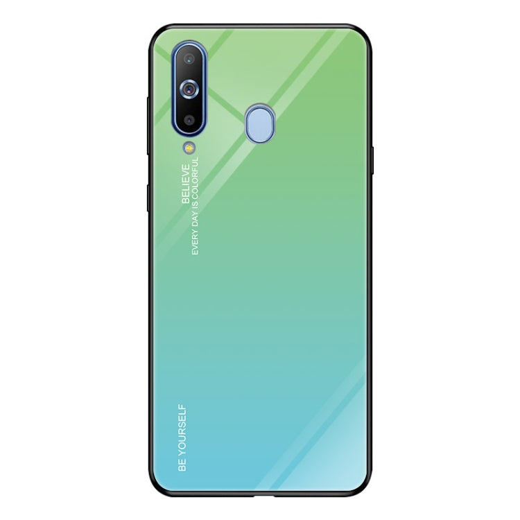 Gradient Color Glass Case, For iPhone XS / X, For Huawei Honor 9X, For Galaxy A8s, For Galaxy A10, For Galaxy A30, For Galaxy A50, For Galaxy A60, For Galaxy A70, For Galaxy M10, For Galaxy M30, For Galaxy Note 9, For Galaxy S9, For Galaxy S10
