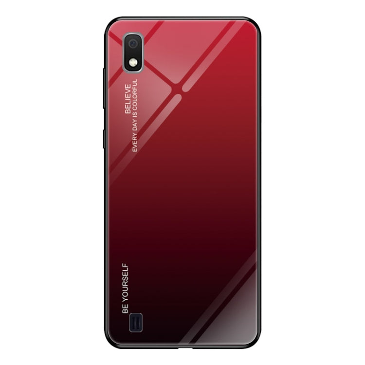 Gradient Color Glass Case, For iPhone XS / X, For Huawei Honor 9X, For Galaxy A8s, For Galaxy A10, For Galaxy A30, For Galaxy A50, For Galaxy A60, For Galaxy A70, For Galaxy M10, For Galaxy M30, For Galaxy Note 9, For Galaxy S9, For Galaxy S10