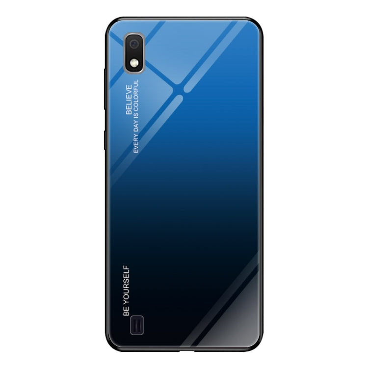 Gradient Color Glass Case, For iPhone XS / X, For Huawei Honor 9X, For Galaxy A8s, For Galaxy A10, For Galaxy A30, For Galaxy A50, For Galaxy A60, For Galaxy A70, For Galaxy M10, For Galaxy M30, For Galaxy Note 9, For Galaxy S9, For Galaxy S10